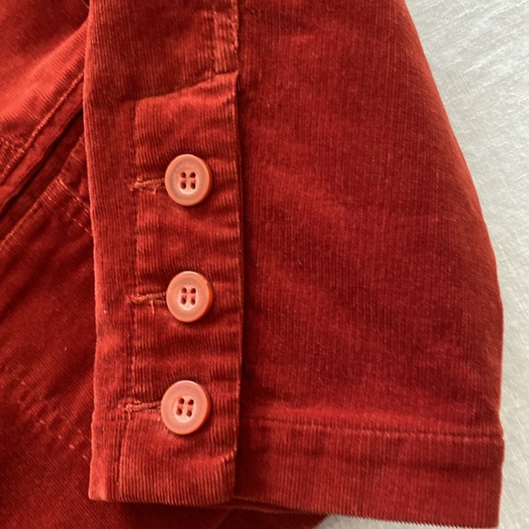 Valerie Stevens | XL orange corduroy jacket - Picture 4 of 5